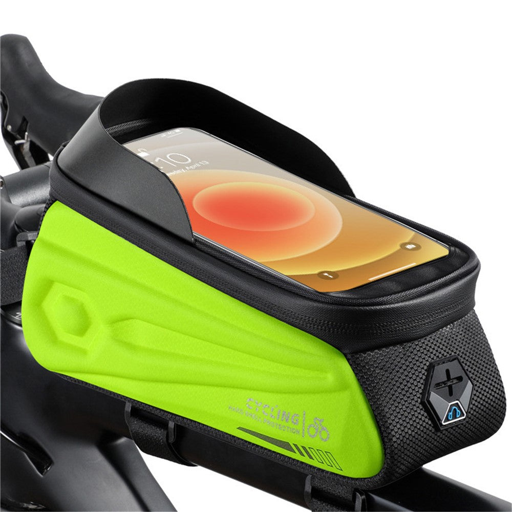 WEST BIKING YP0707252 Waterproof Bicycle Bag 7.0inch Touch Screen Phone Bag MTB Road Bike Front Frame Bag