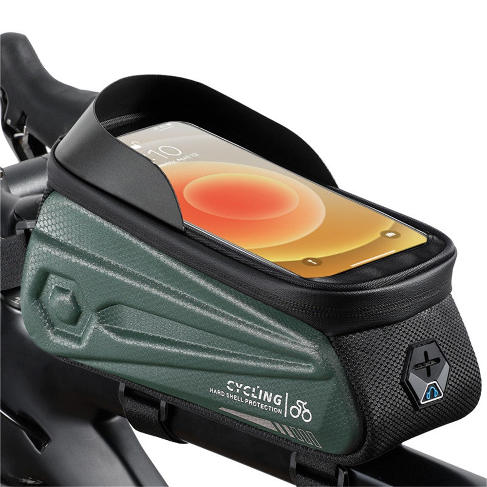 WEST BIKING YP0707252 Waterproof Bicycle Bag 7.0inch Touch Screen Phone Bag MTB Road Bike Front Frame Bag