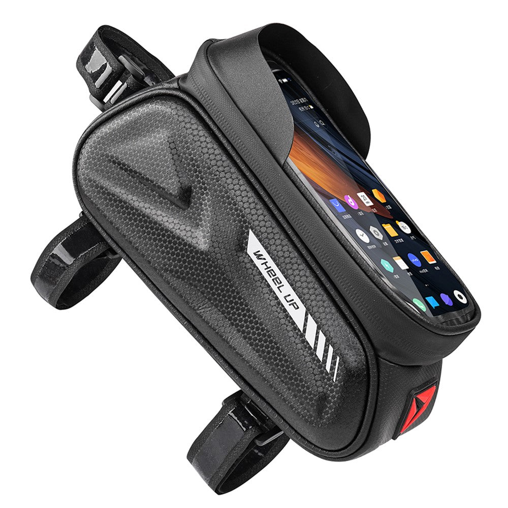 WHEEL UP Bike Bag Waterproof Cycling Top Front Tube Frame Bag Large Capacity MTB Road Bicycle 7inch Touch Screen Phone Bag