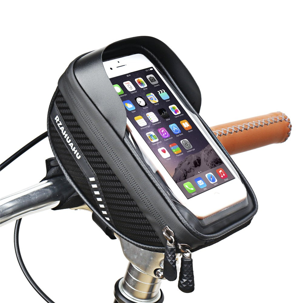 RZAHUAHU Waterproof Visor Design Bike Touch Screen 7.1-inch Phone Pock