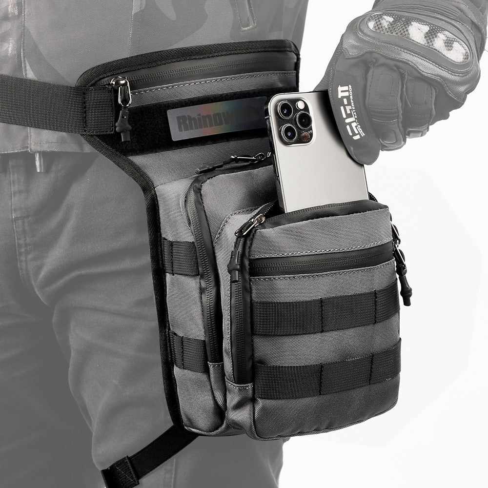 RHINOWALK MT102 Cycling Leg Bag Multifunction Waist Bag Chest Bag Crossbody Bag Outdoor Travel Fishing Hiking Cycling Hip Bags