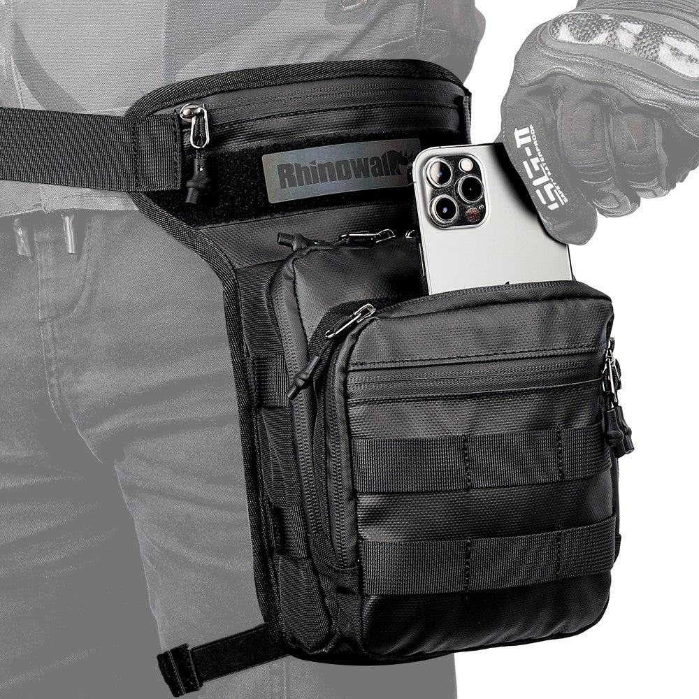 RHINOWALK MT102 Cycling Leg Bag Multifunction Waist Bag Chest Bag Crossbody Bag Outdoor Travel Fishing Hiking Cycling Hip Bags