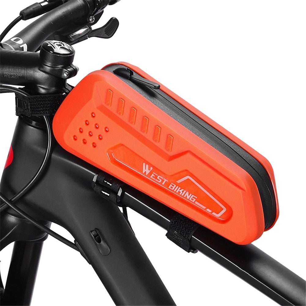 WEST BIKING YP0707309 Bicycle Top Tube Bag Bike Cycling Front Beam Waterproof Storage Bag