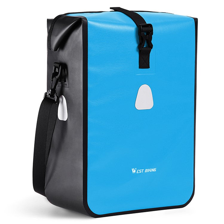 WEST BIKING YP0707312 15L Bicycle Large Capacity Rear Rack Bag Waterproof Bike Seat Tail Pannier Pack
