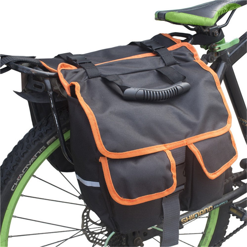 MTB Motorbike Back Seat Organizer Bicycle Rear Seat Bag Handbag Bike Carrier Trunk Rack Bag for Outdoor Cycling