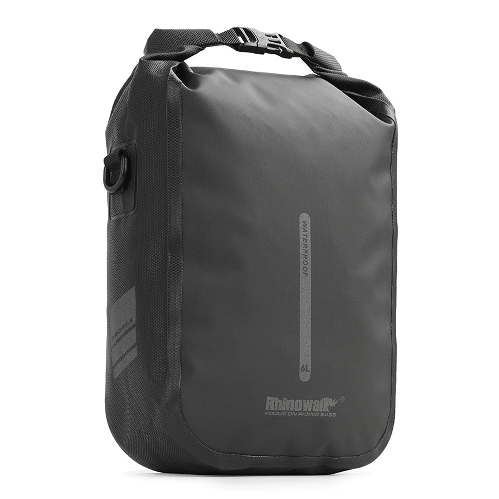 RHINOWALK RK406 6L Bike Front Fork Bag Waterproof Nylon Polyester Bicycle Quick-Release Hanging Bag for Outdoor Cycling