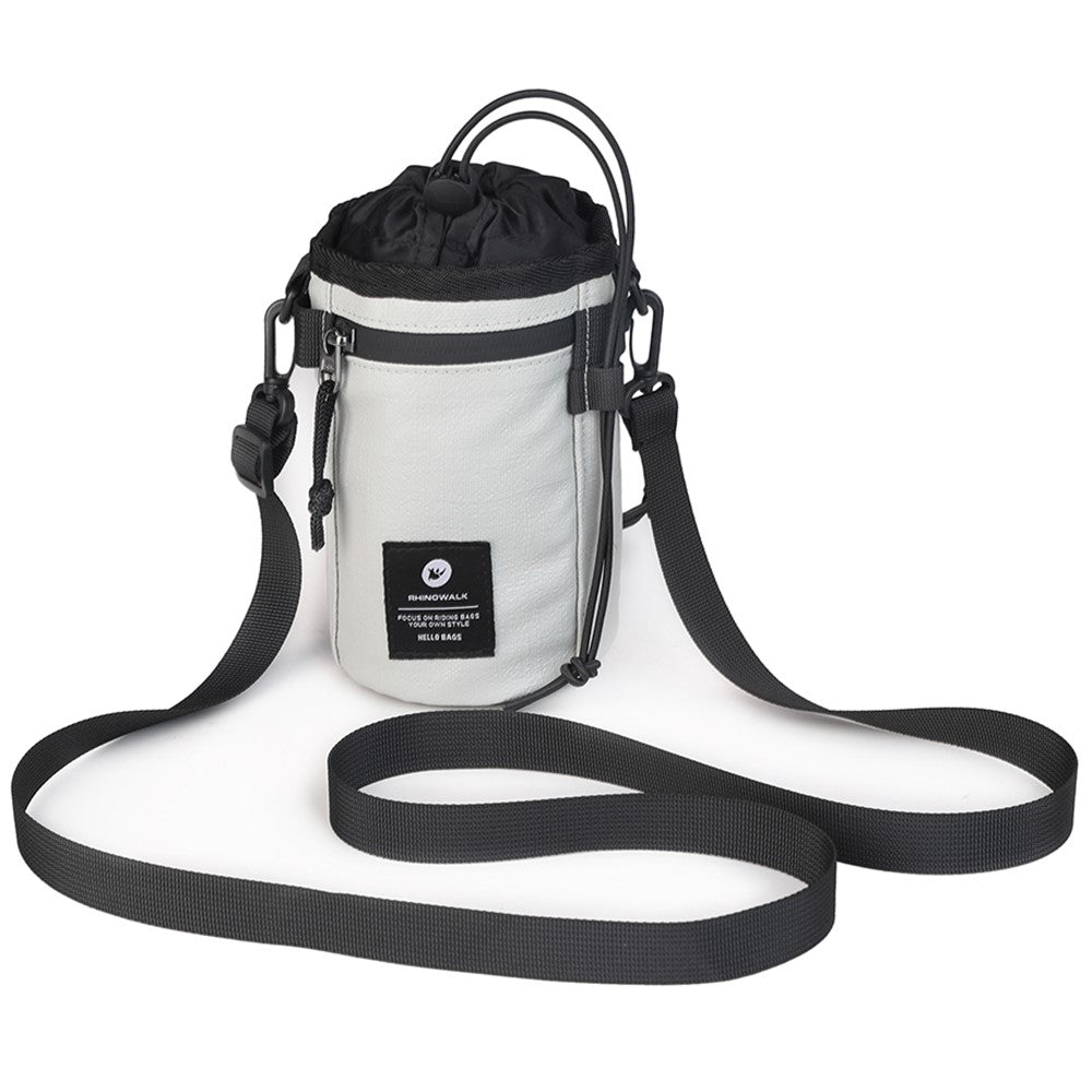 RHINOWALK RK24933 Polyester Bike Handlebar Stem Bag Food Snack Storage Pouch Water Bottle Holder for Bicycle Touring Commuting