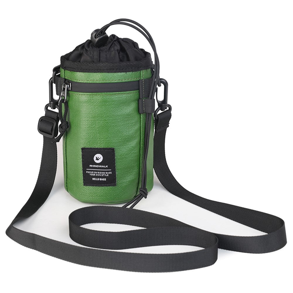 RHINOWALK RK24933 Polyester Bike Handlebar Stem Bag Food Snack Storage Pouch Water Bottle Holder for Bicycle Touring Commuting
