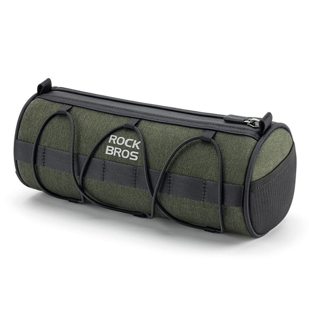 ROCKBROS W009 Bicycle Handlebar Hanging Cylinder Bag Polyethylene Bike Front Storage Bag