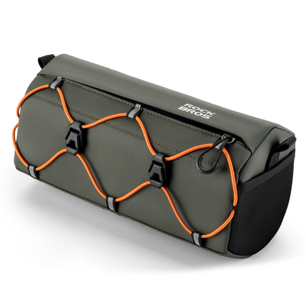 ROCKBROS W012 Bicycle Handlebar Hanging Bag Reflective Polyester Bike Front Storage Bag