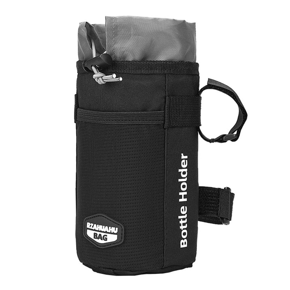 RZAHUAHU YA468 Polyester Bike Handlebar Bag Thermal Water Bottle Holder Pouch for Baby Stroller