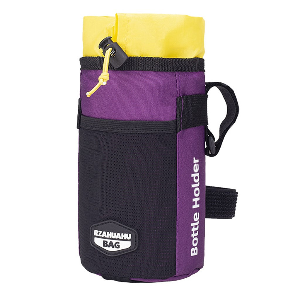 RZAHUAHU YA468 Polyester Bike Handlebar Bag Thermal Water Bottle Holder Pouch for Baby Stroller