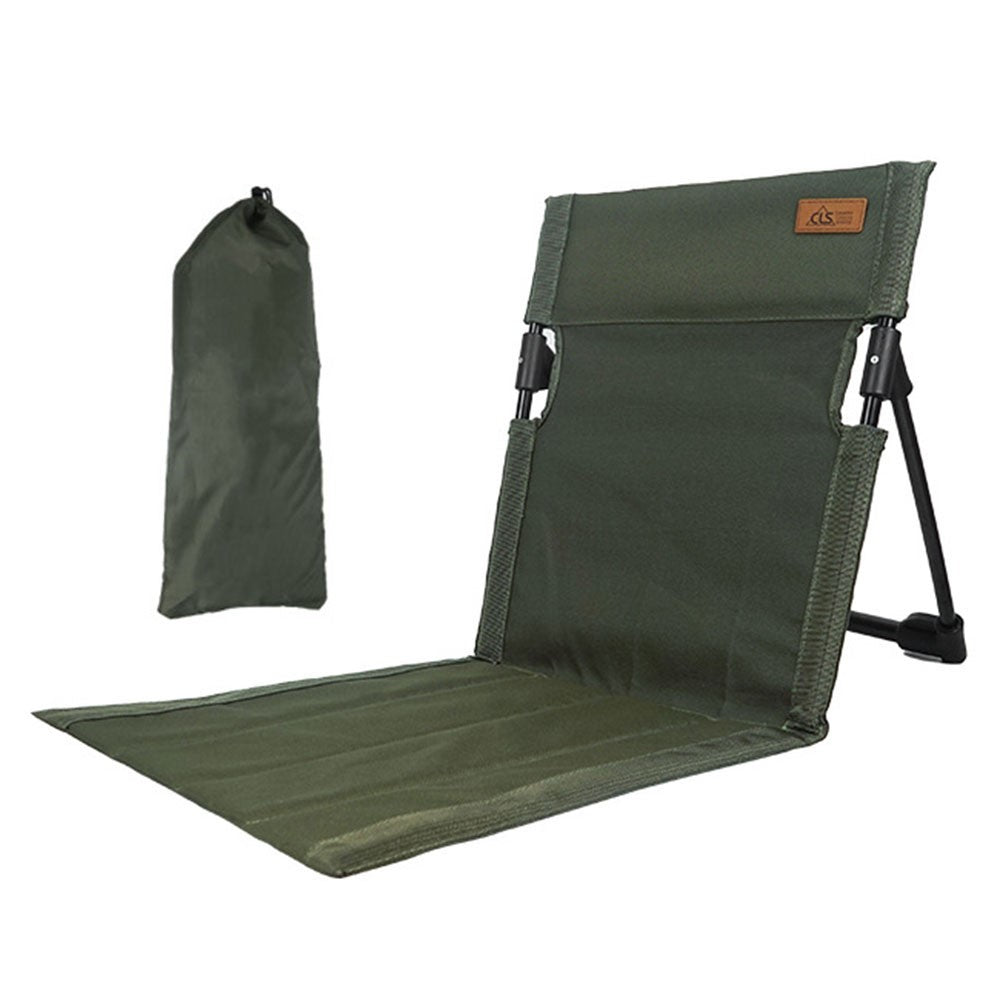 CLS Folding Camping Picnic Chairs Seat Mat Stadium Seating with Storage Pouch