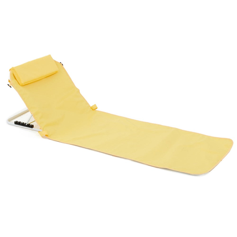 021 160*54cm Sitting / Reclining Folding Lounger Outdoor Portable Fishing Chair Camping Lawn Relaxing Beach Chair Single Layer Oxford Cloth