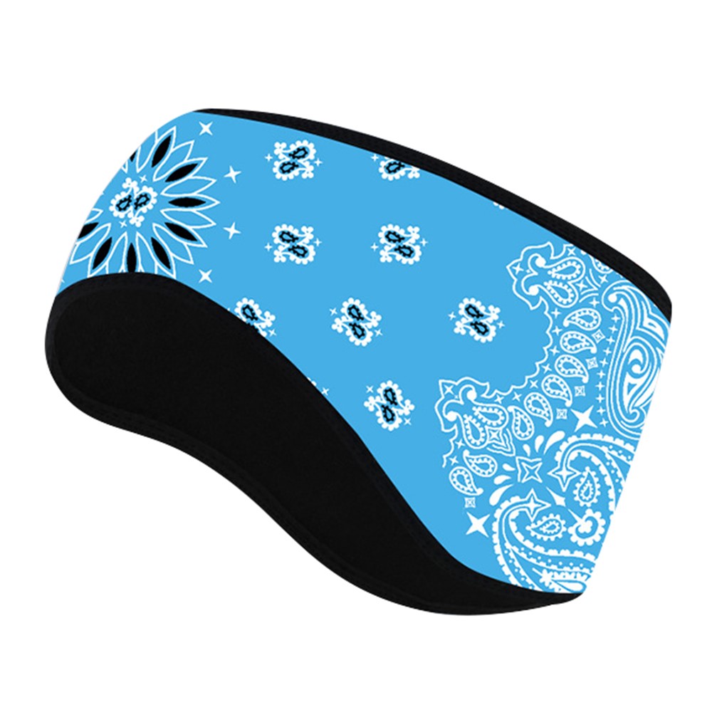 Outdoor Winter Earmuff Headband Faux Cashmere Forehead Protection Cycling Running Warm Hair Band
