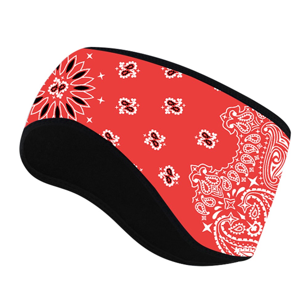 Outdoor Winter Earmuff Headband Faux Cashmere Forehead Protection Cycling Running Warm Hair Band