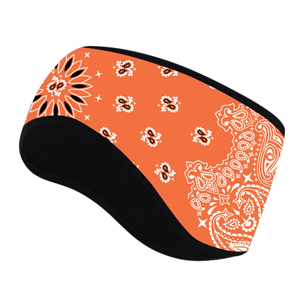 Outdoor Winter Earmuff Headband Faux Cashmere Forehead Protection Cycling Running Warm Hair Band