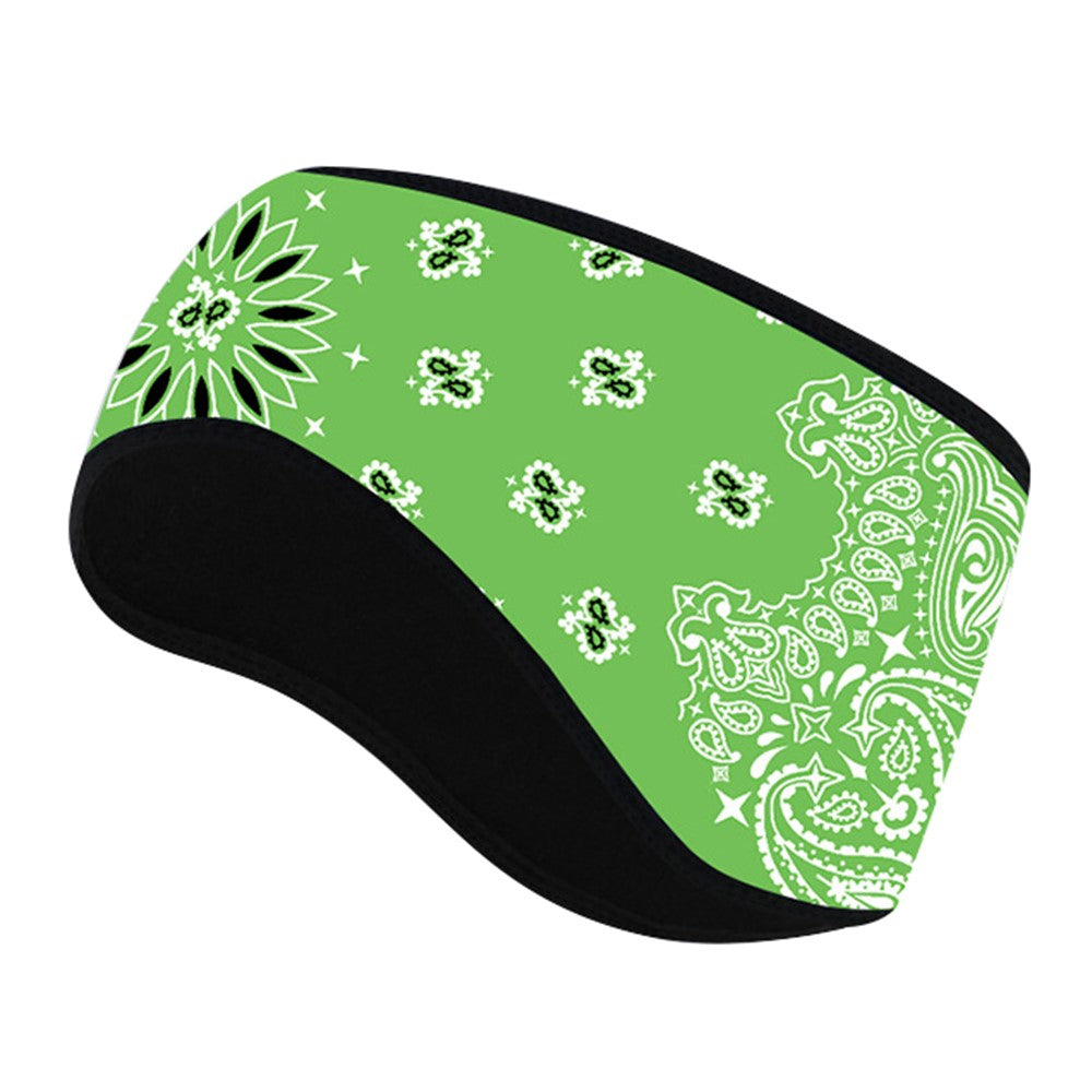 Outdoor Winter Earmuff Headband Faux Cashmere Forehead Protection Cycling Running Warm Hair Band