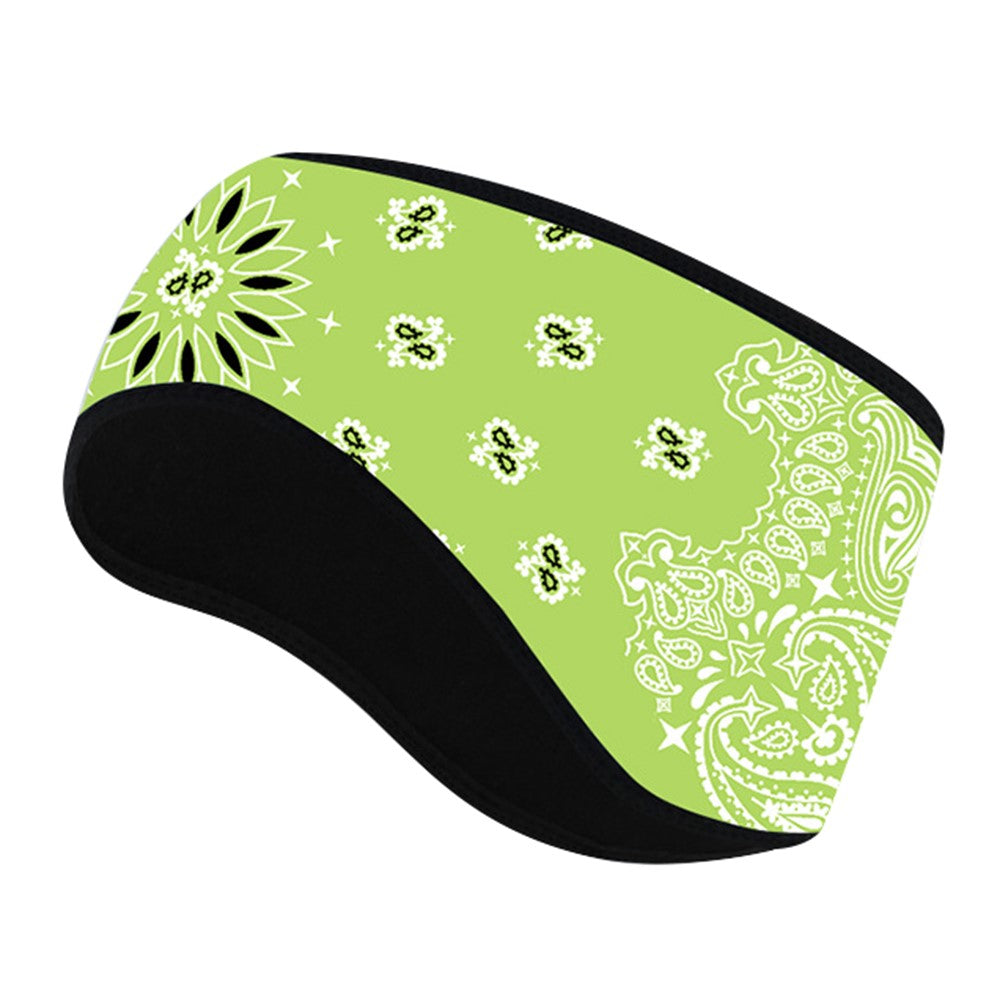 Outdoor Winter Earmuff Headband Faux Cashmere Forehead Protection Cycling Running Warm Hair Band