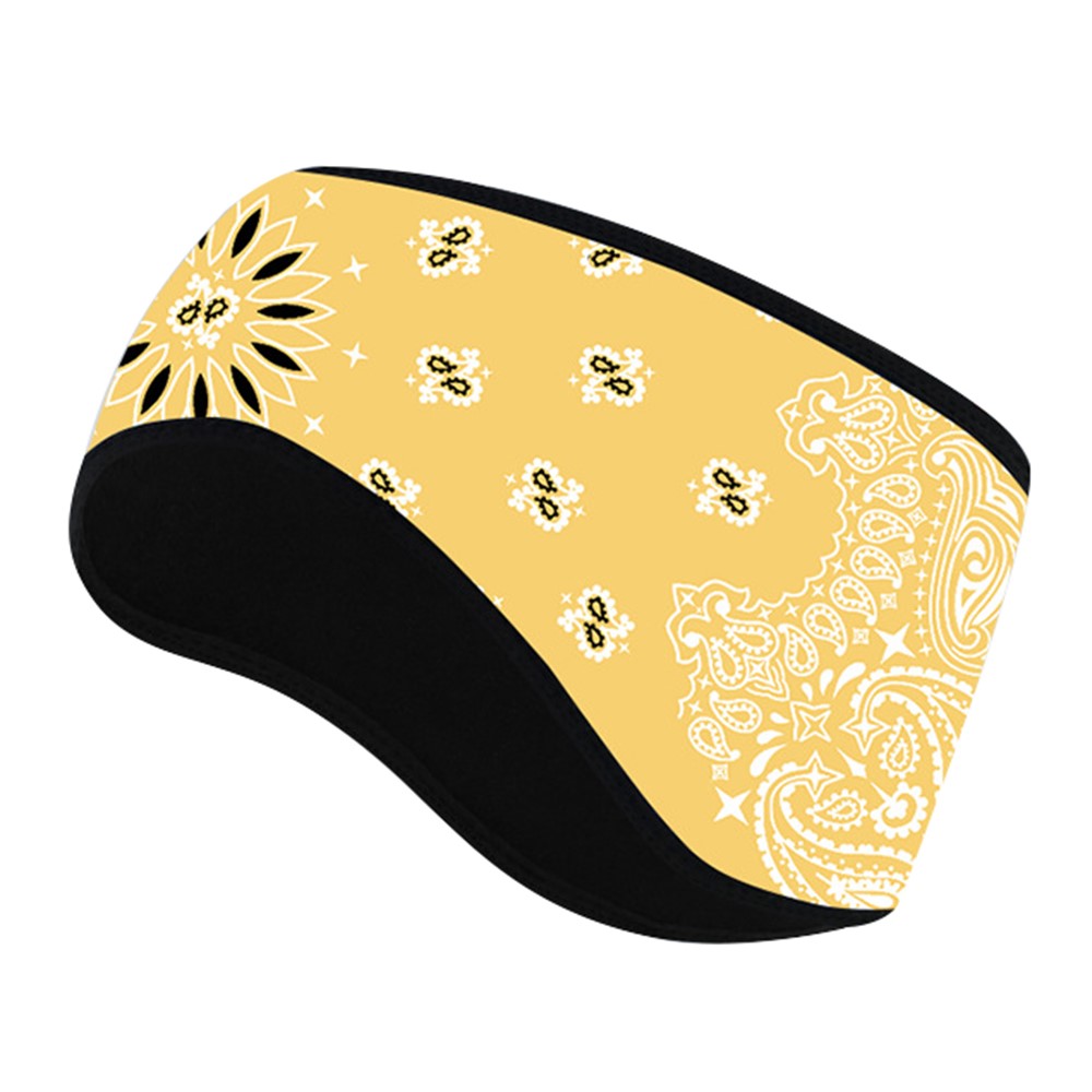 Outdoor Winter Earmuff Headband Faux Cashmere Forehead Protection Cycling Running Warm Hair Band