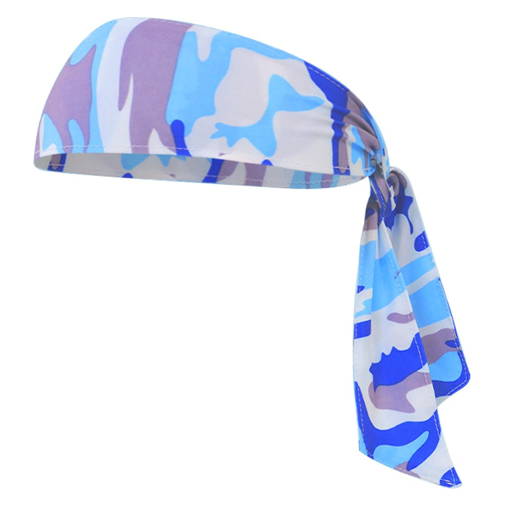 105 Tennis Headband Moisture Wicking Sports Cycling Milk Silk Quick Dry Adjustable Sweatband