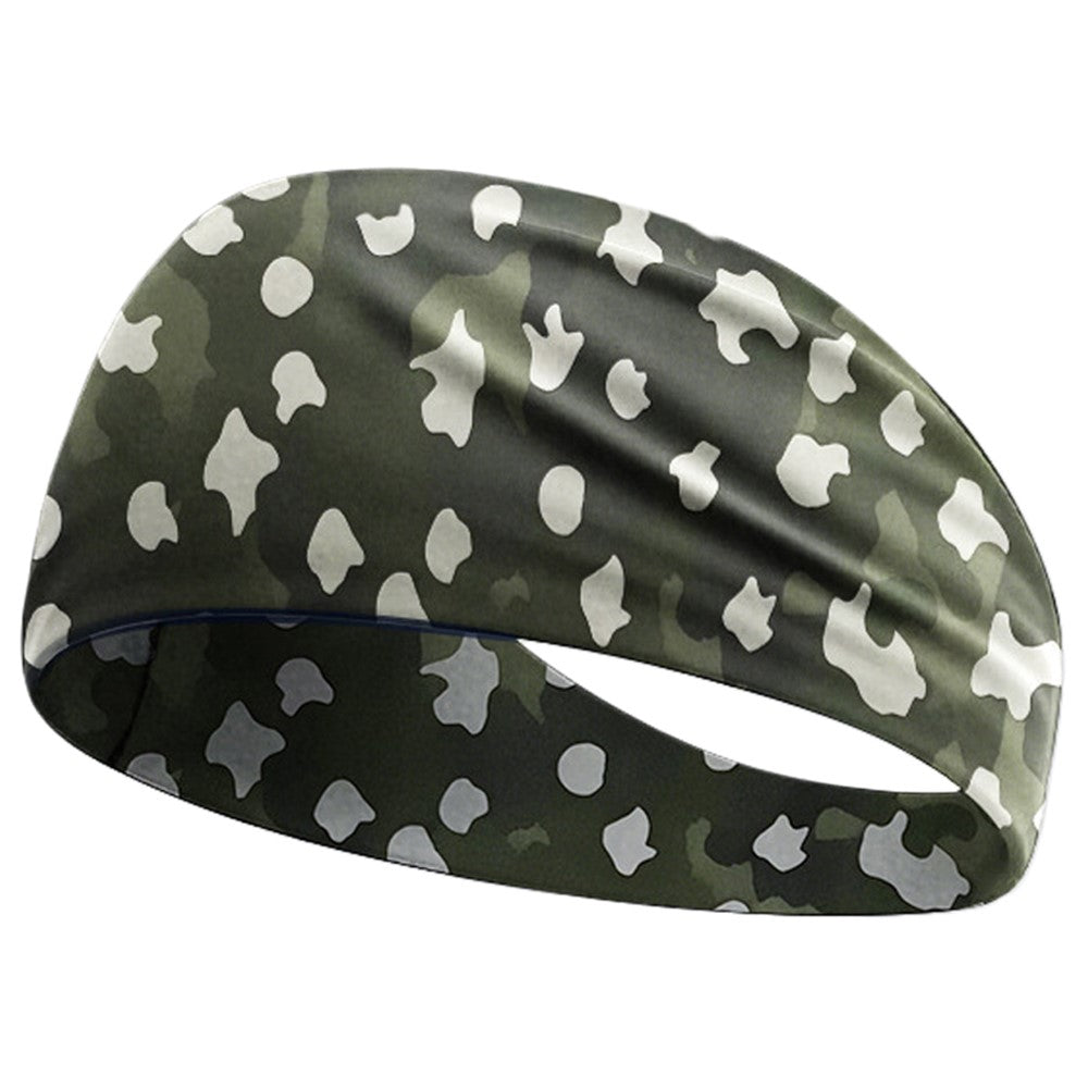 Sweat Wicking Outdoor Sports Wide Headband for Yoga / Cycling / Running Breathable Sweatband