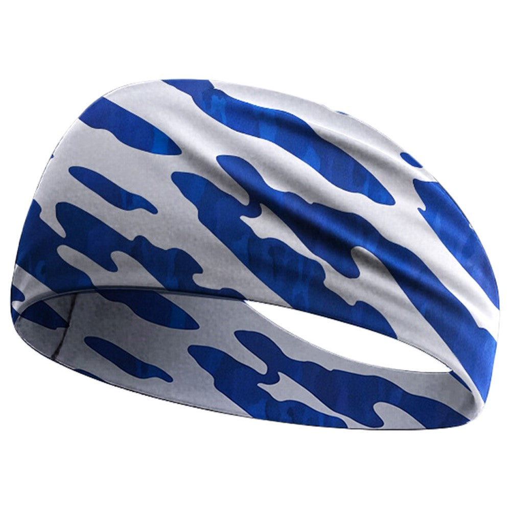 Sweat Wicking Outdoor Sports Wide Headband for Yoga / Cycling / Running Breathable Sweatband