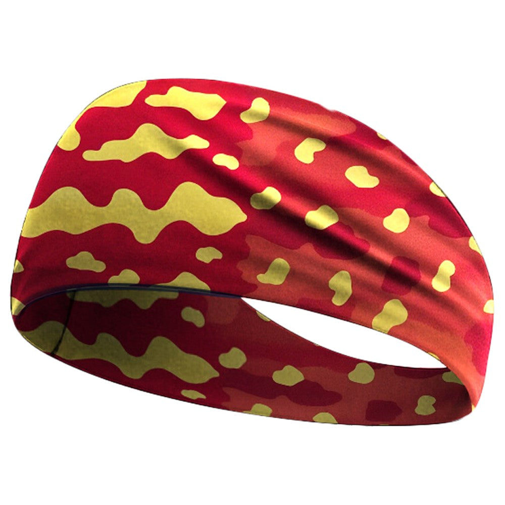 Sweat Wicking Outdoor Sports Wide Headband for Yoga / Cycling / Running Breathable Sweatband