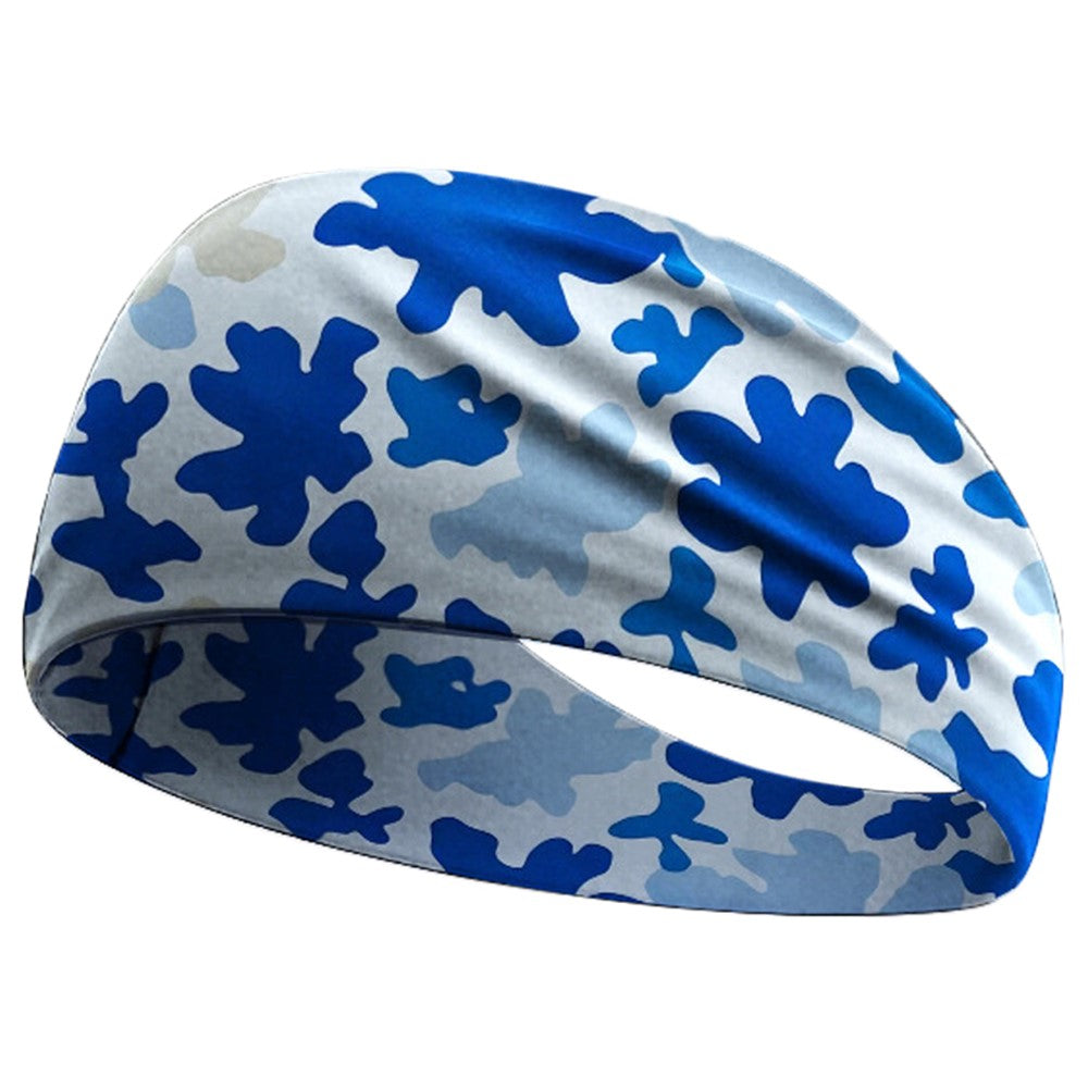 Sweat Wicking Outdoor Sports Wide Headband for Yoga / Cycling / Running Breathable Sweatband