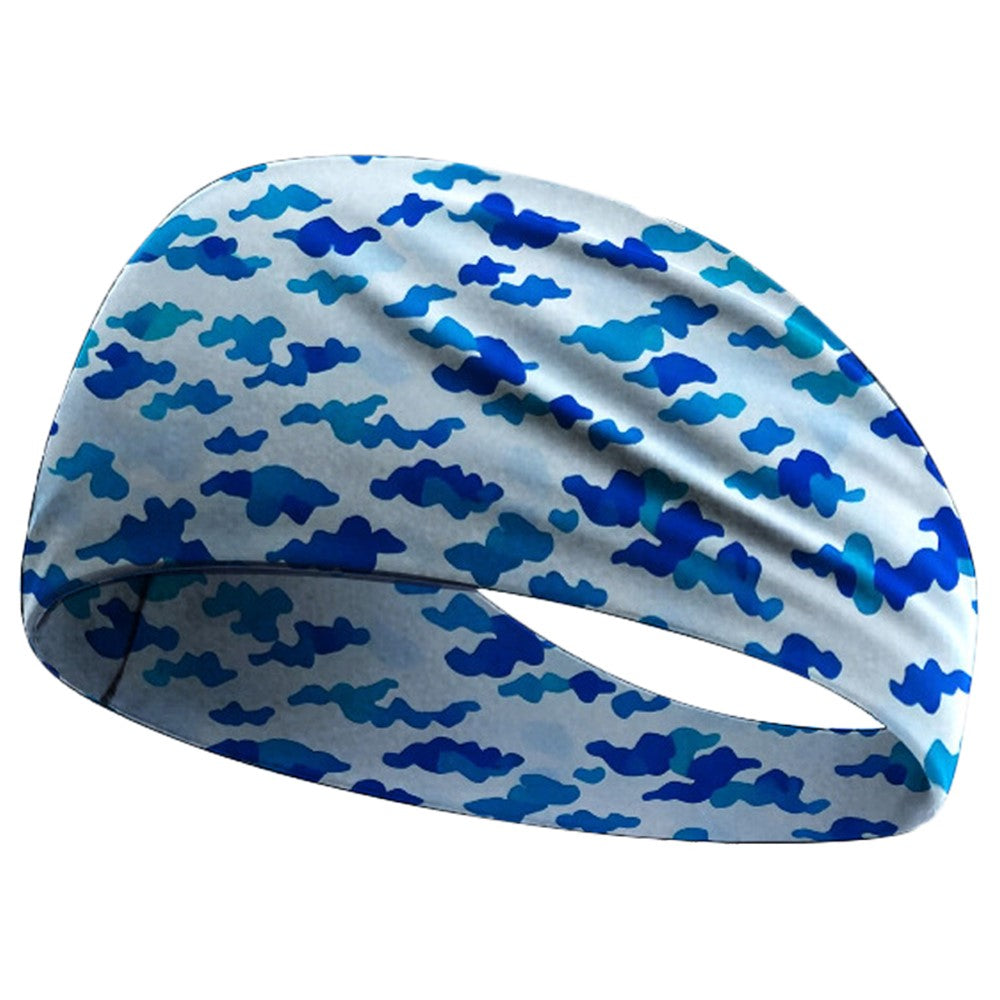 Sweat Wicking Outdoor Sports Wide Headband for Yoga / Cycling / Running Breathable Sweatband