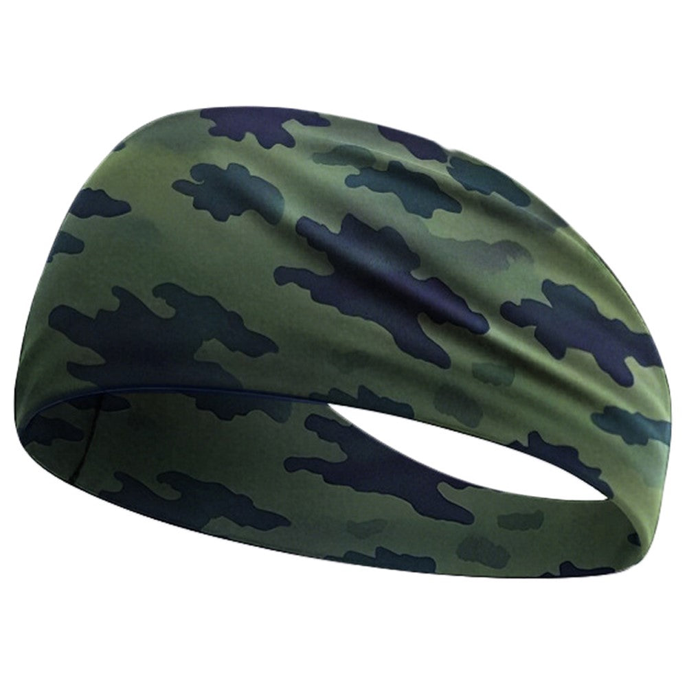 Sweat Wicking Outdoor Sports Wide Headband for Yoga / Cycling / Running Breathable Sweatband