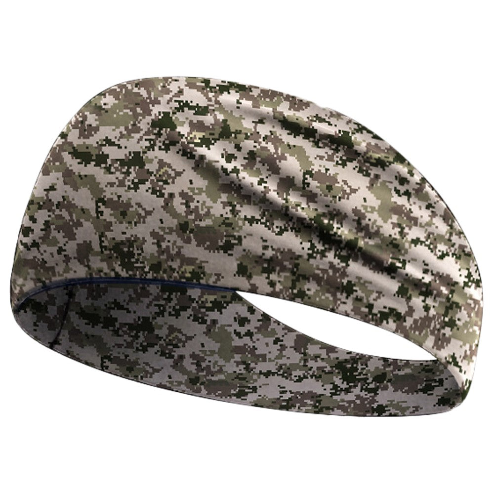 Sweat Wicking Outdoor Sports Wide Headband for Yoga / Cycling / Running Breathable Sweatband