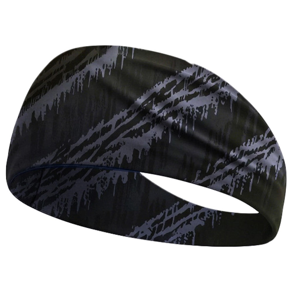 Sweat Wicking Outdoor Sports Wide Headband for Yoga / Cycling / Running Breathable Sweatband