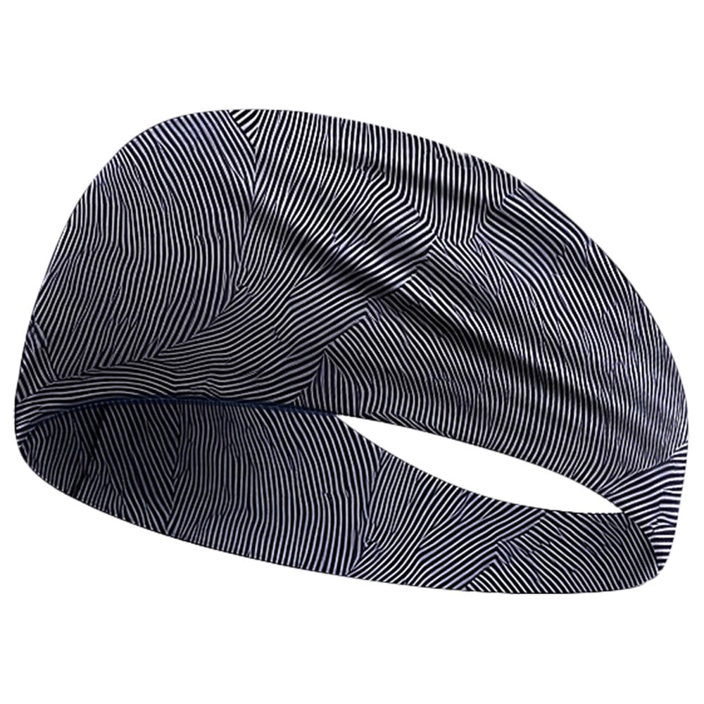 Sweat Wicking Outdoor Sports Wide Headband for Yoga / Cycling / Running Breathable Sweatband