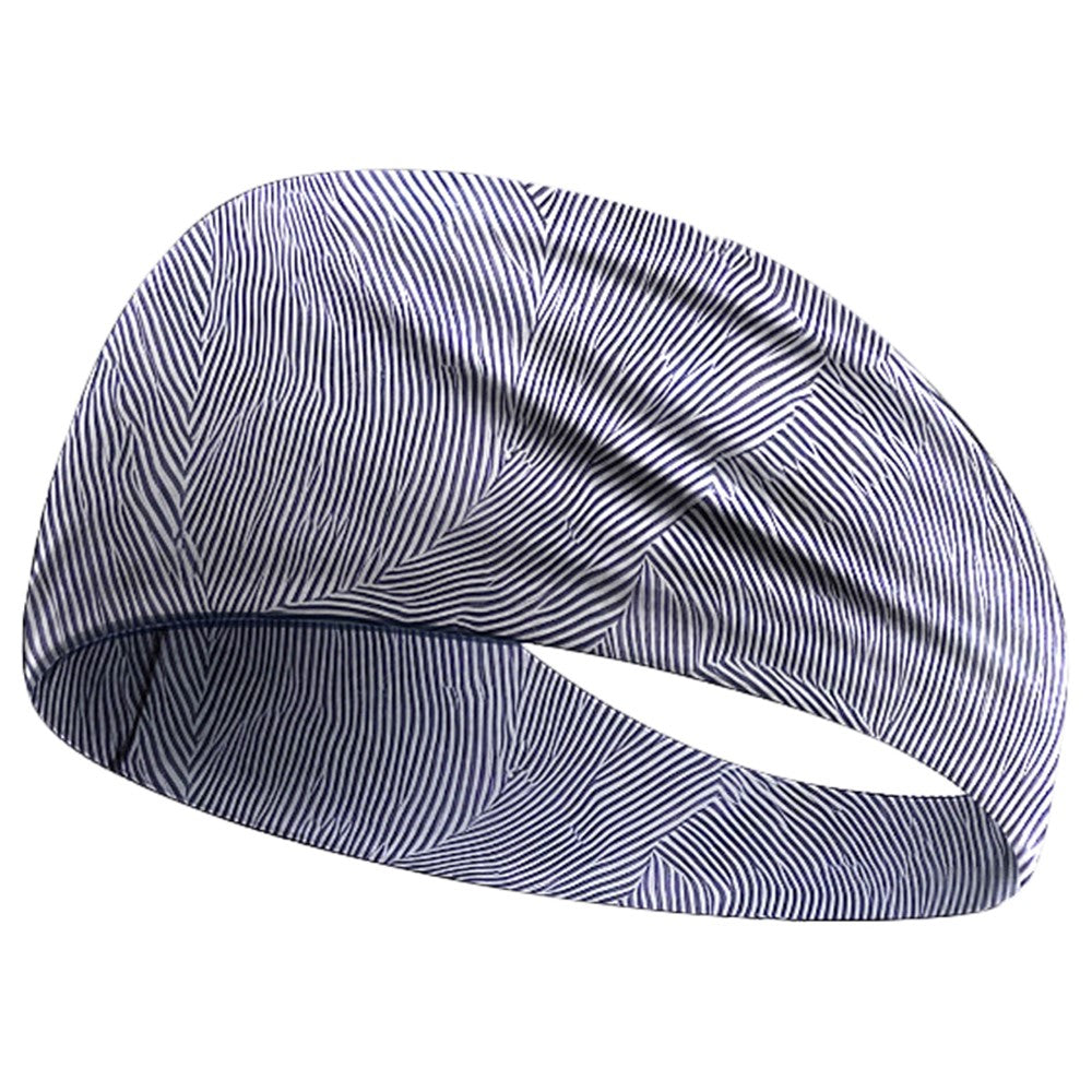 Sweat Wicking Outdoor Sports Wide Headband for Yoga / Cycling / Running Breathable Sweatband