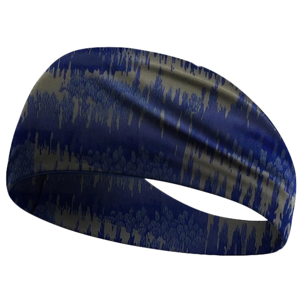 Sweat Wicking Outdoor Sports Wide Headband for Yoga / Cycling / Running Breathable Sweatband