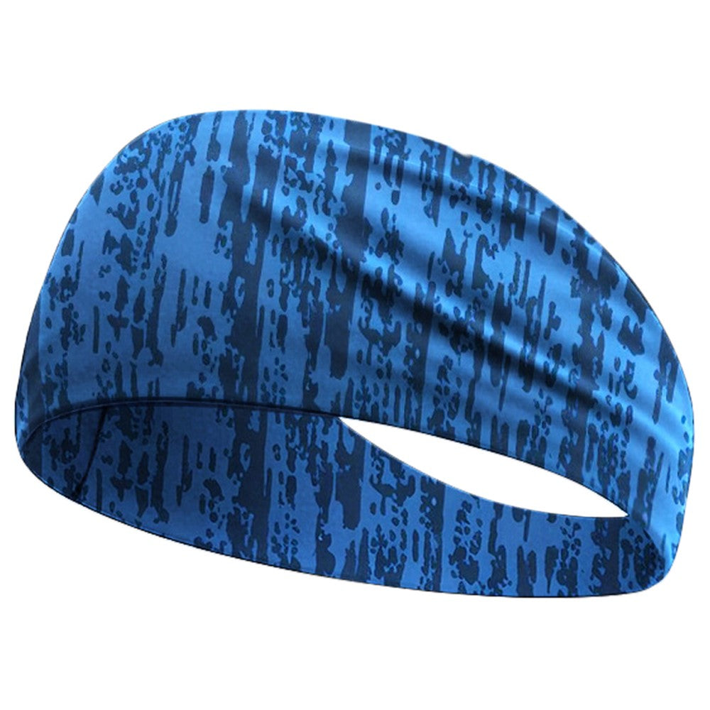 Sweat Wicking Outdoor Sports Wide Headband for Yoga / Cycling / Running Breathable Sweatband