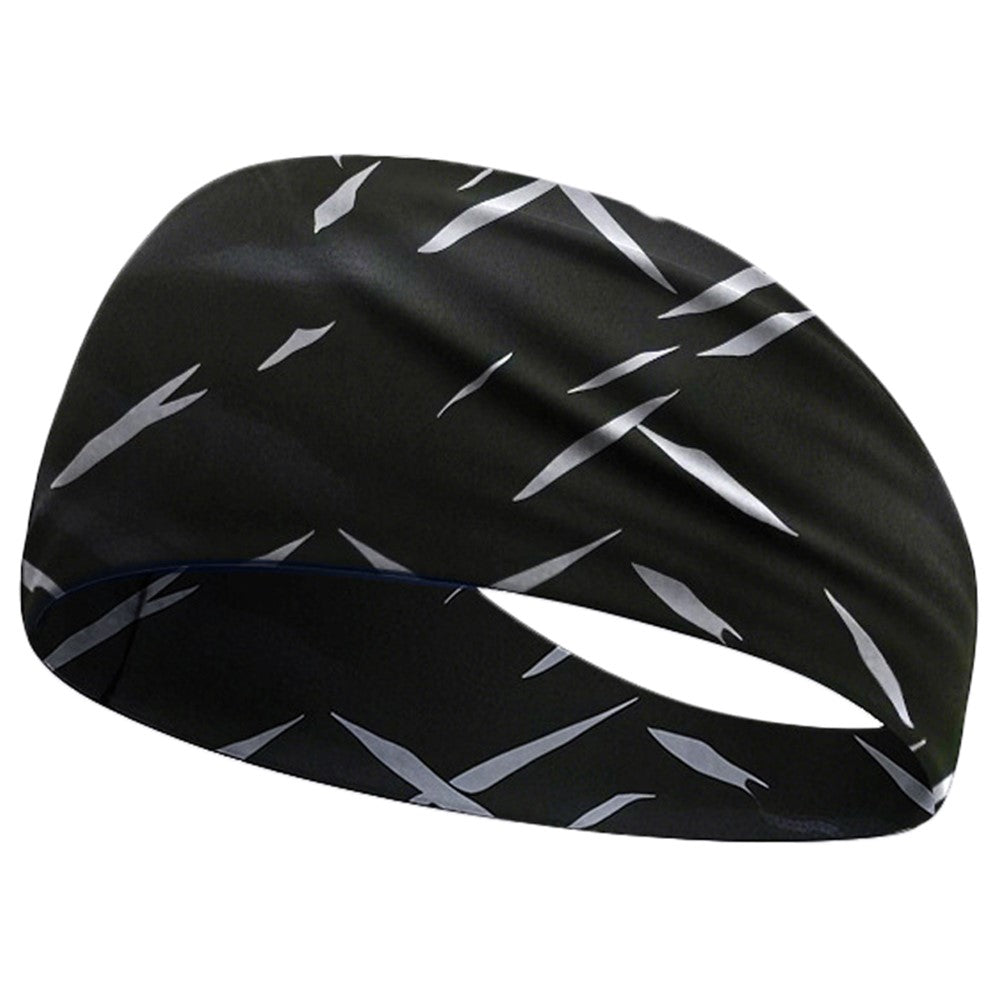 Sweat Wicking Outdoor Sports Wide Headband for Yoga / Cycling / Running Breathable Sweatband