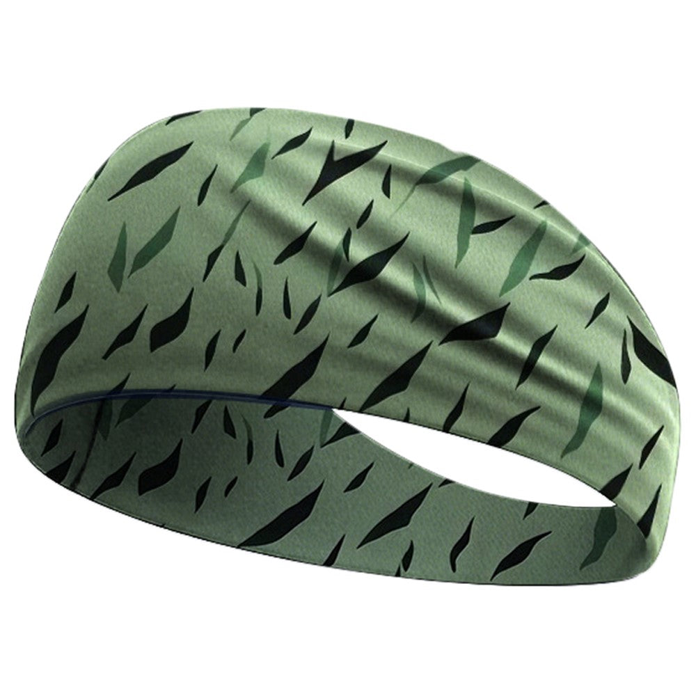 Sweat Wicking Outdoor Sports Wide Headband for Yoga / Cycling / Running Breathable Sweatband