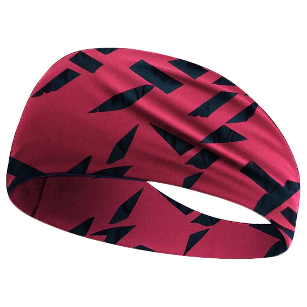 Sweat Wicking Sports Headband for Cycling Yoga Running Breathable Milk Silk Wide Sweatband
