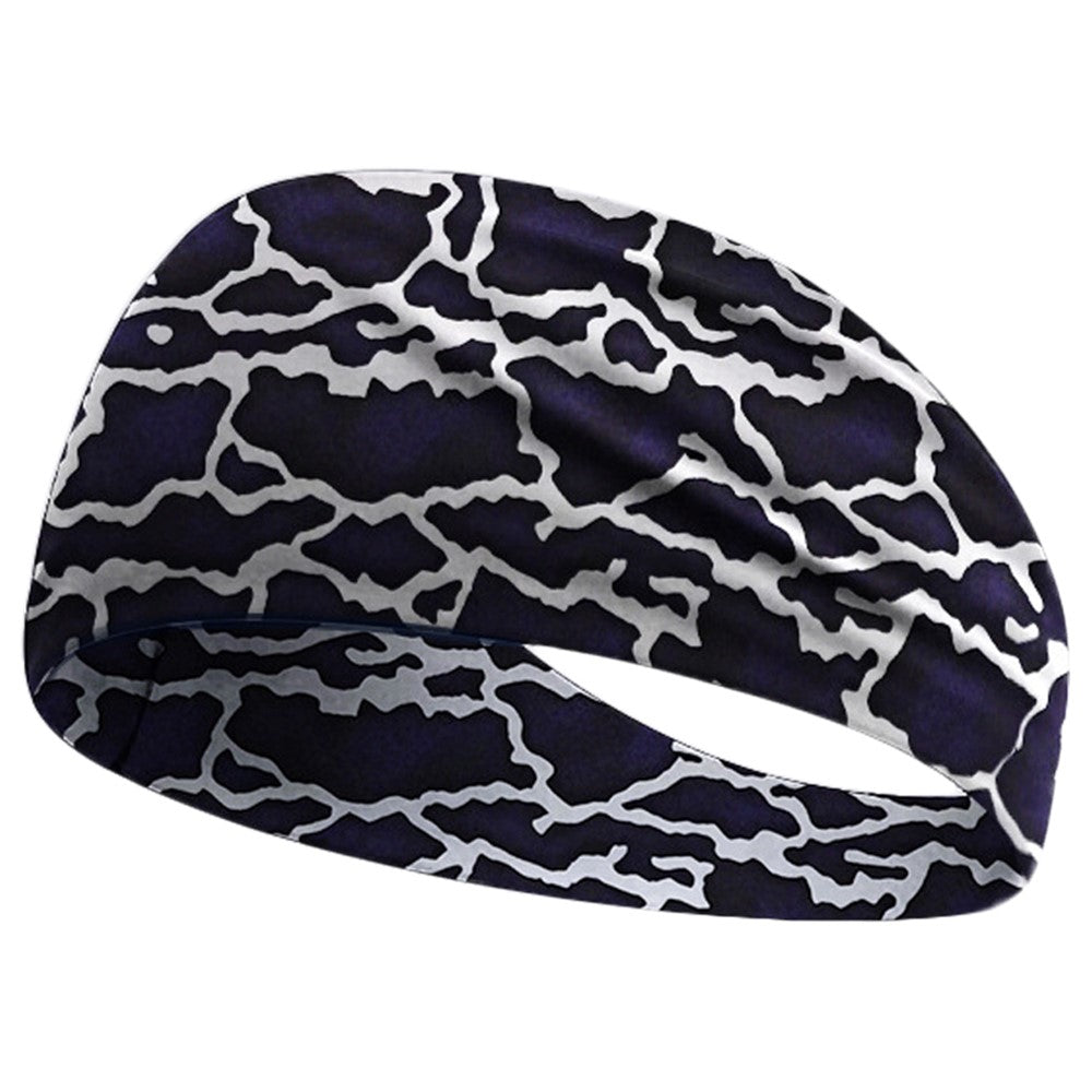 Sweat Wicking Sports Headband for Cycling Yoga Running Breathable Milk Silk Wide Sweatband