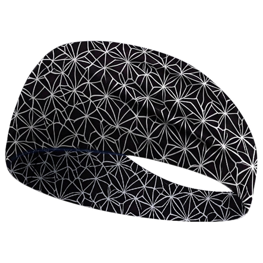Sweat Wicking Sports Headband for Cycling Yoga Running Breathable Milk Silk Wide Sweatband