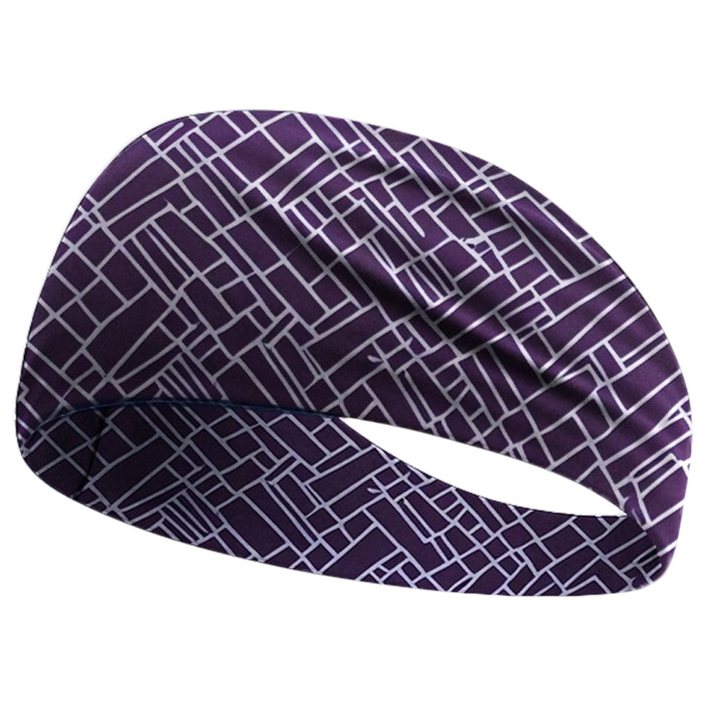 Sweat Wicking Sports Headband for Cycling Yoga Running Breathable Milk Silk Wide Sweatband