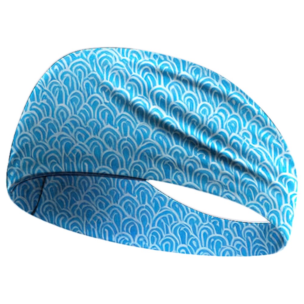 Sweat Wicking Sports Headband for Cycling Yoga Running Breathable Milk Silk Wide Sweatband