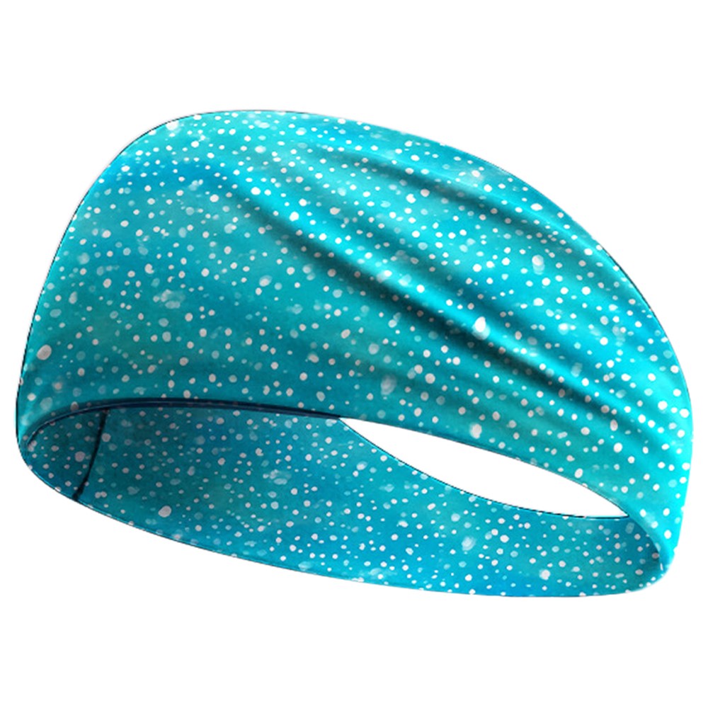 Sweat Wicking Sports Headband for Cycling Yoga Running Breathable Milk Silk Wide Sweatband