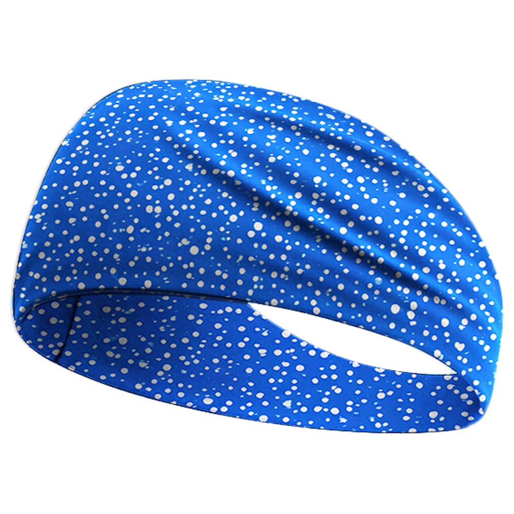 Sweat Wicking Sports Headband for Cycling Yoga Running Breathable Milk Silk Wide Sweatband