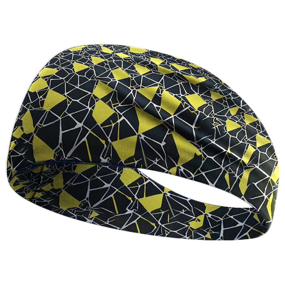Sweat Wicking Sports Headband for Cycling Yoga Running Breathable Milk Silk Wide Sweatband