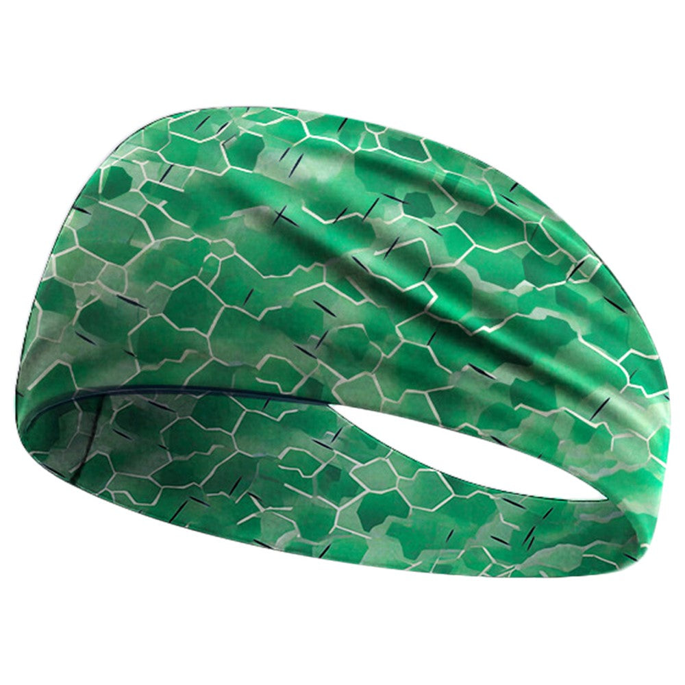 Sweat Wicking Sports Headband for Cycling Yoga Running Breathable Milk Silk Wide Sweatband
