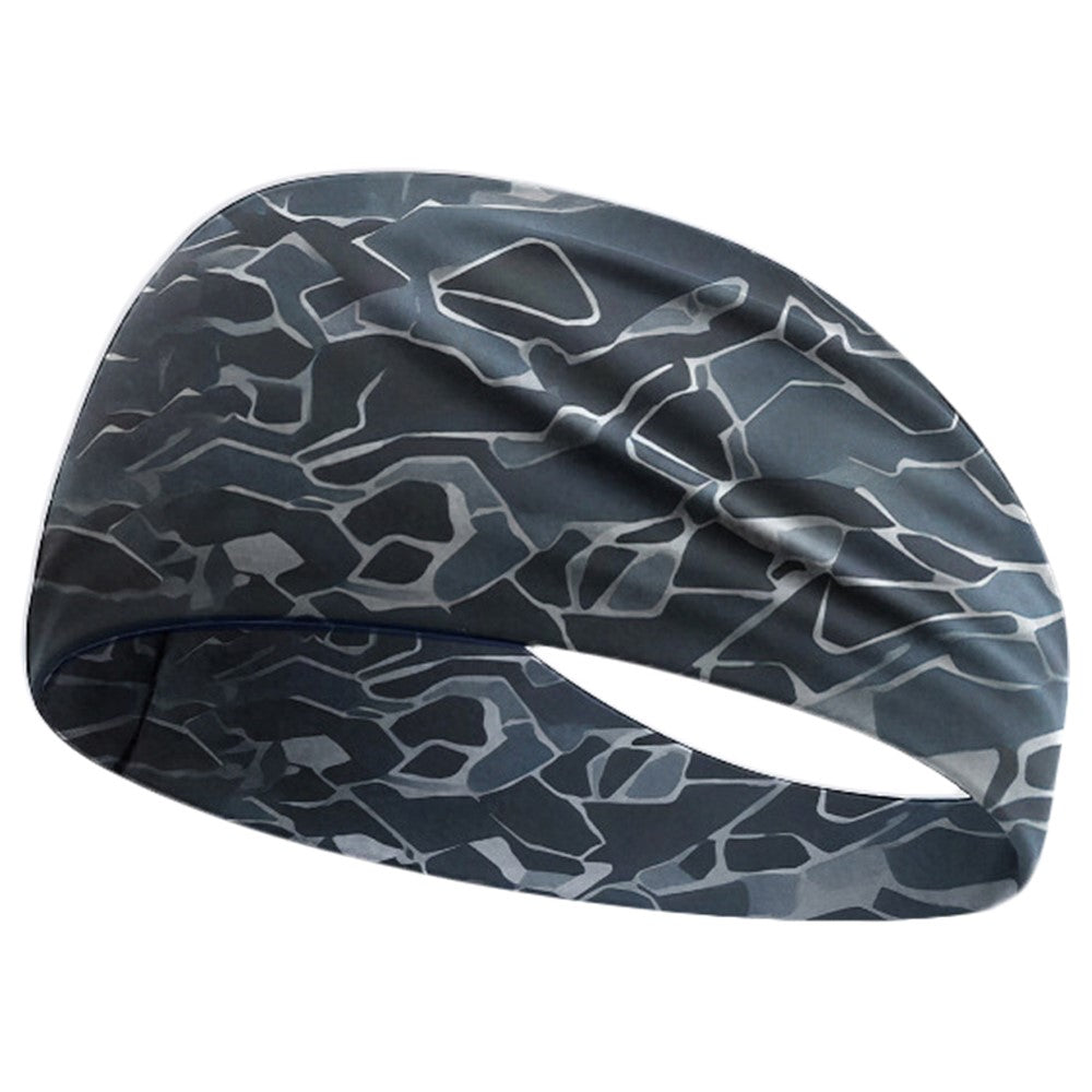 Sweat Wicking Sports Headband for Cycling Yoga Running Breathable Milk Silk Wide Sweatband