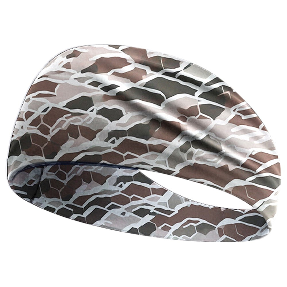 Sweat Wicking Sports Headband for Cycling Yoga Running Breathable Milk Silk Wide Sweatband
